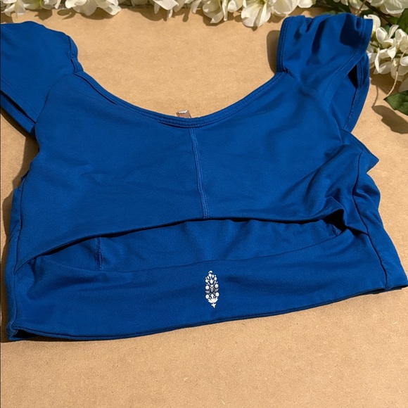 FP Movement by Free People Blue Crop Top - Picture 3 of 9